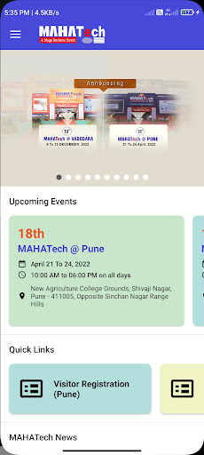 Mahatech Industrial Exhibition Screen 3