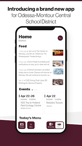 Android application Odessa-Montour CSD screenshort