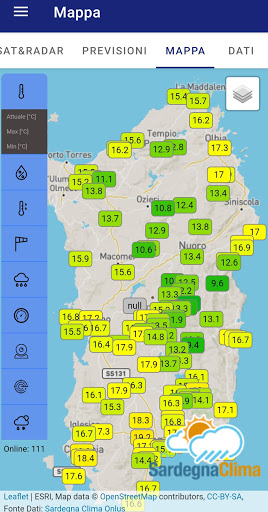 Sardegna Meteo Live Screen 3