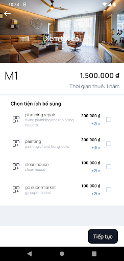 bookingRoom Screen 3