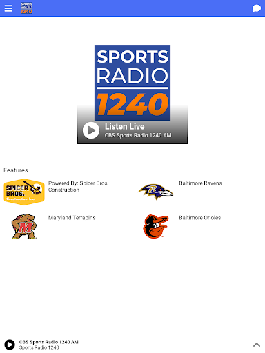CBS Sports Radio 1240AM WCEM Screen 3