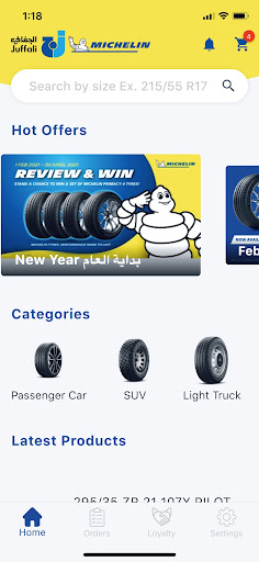 JTCO - Juffali Tires Dealers Screen 3