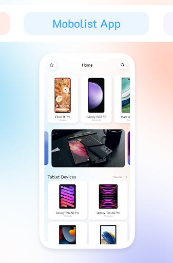 Mobolist: Mobile Specs, Prices Screen 2