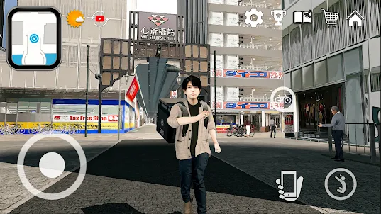 大阪フードデリバリー - 日本仮想旅行 3D