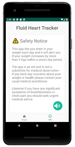 Fluid Heart Tracker Screen 2