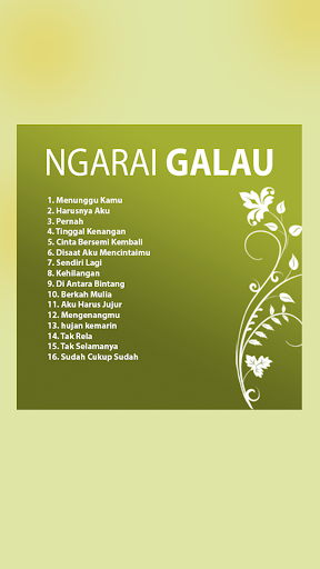 Android application Buat Lagu Galau Offline screenshort