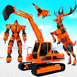 Cover Image of Baixar Carro-robô de veado escavadeira de neve 27 APK