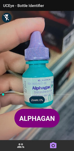 UCEye - Bottle Identifier Screen 3