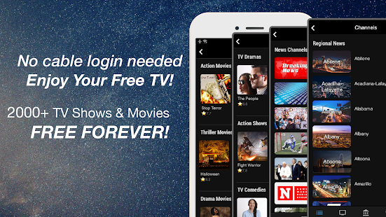 (US only) FREECABLE© TV: Shows Screenshot