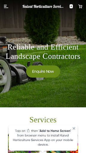 Kaival Horticulture Services Screen 2