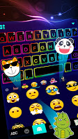 screenshot of Led Neon Color Keyboard Theme