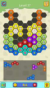 Hex Block Puzzle - Monster