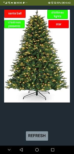 Android application Christmas Tree App screenshort