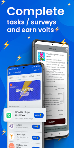 Android application Gamony : Earn Money Everyday screenshort
