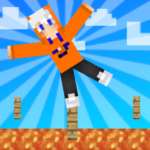 Multicraft parkour game: A4 logo