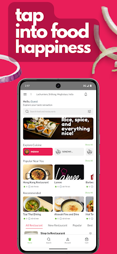 Netfoodish: Food Delivery Screen 2