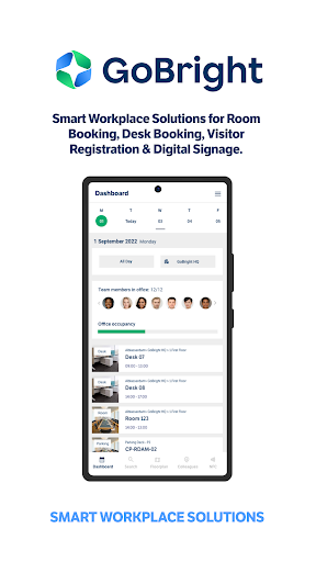 Android application GoBright screenshort