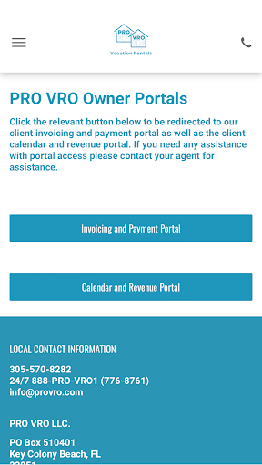 PRO VRO Vacation Rentals Screen 3