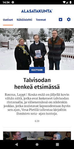Android application Alasatakunta screenshort
