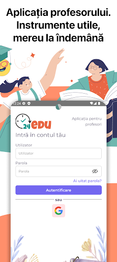 Android application 24edu Profesor screenshort