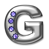 Bling-bling G-monogram icon