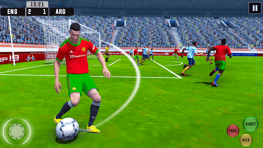 Captura 1 Football Games 2022 :Real Kick android