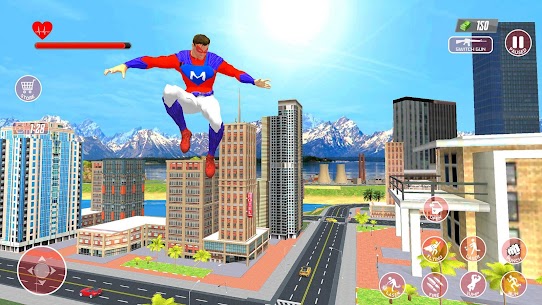 Download Super-Hero Flying Simulator 3D v6 (MOD, Unlimited Money) Free For Android 7