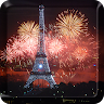 New Year Eiffel Fireworks Live Wallpaper