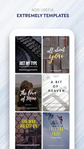 Android application Film Poster Maker screenshort
