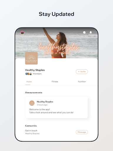 Screenshot of Healthy Staples