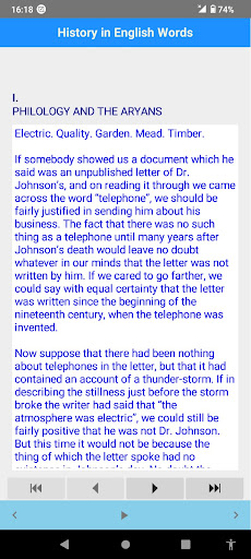 History in English Words Screen 3
