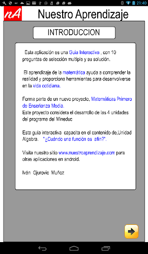 ¿Cuando una función es afín ? Screen 2