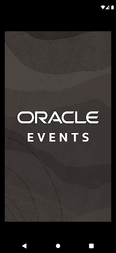 Android application Oracle Events screenshort