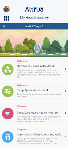 Altrua HealthShare Screen 2