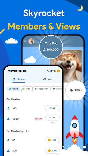 Membersgram: Member + View Screen 3