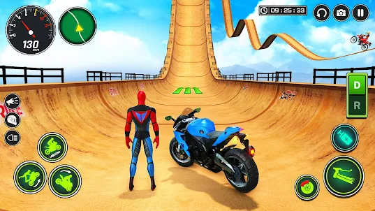 摩托車賽車 3D：自行車遊戲