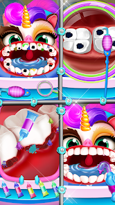 Screenshot 4 Unicornio Kitty Braces Dentist android