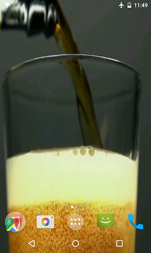 Beer Video Live Wallpaper Screen 2