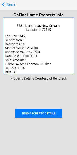 Screenshot of GoFindHome-Easier Real Estate