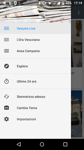Android application Ercolano notizie locali screenshort