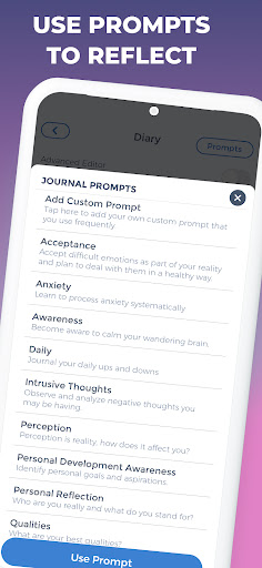 Screenshot of Mood Tracker+