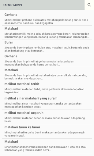 Tafsir Mimpi (Offline) Screen 2