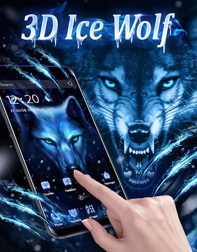 Download Ice Wolf Theme APK latest version App by 3D Theme \u0026 HD Live  Wallpaper for android devices