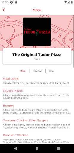 The Original Tudor Pizza Screen 2