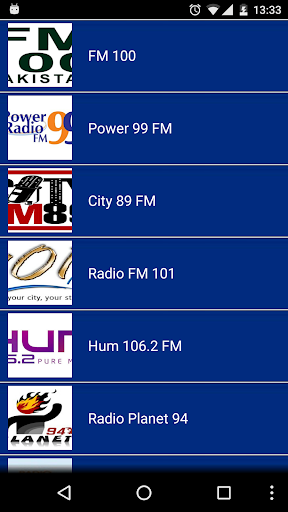 Android application Radio Pakistan screenshort