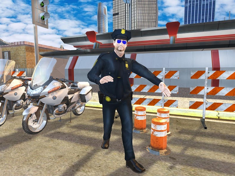 US Police Bike Chase Game 3.7 APK + Mod (Unlimited money) untuk android