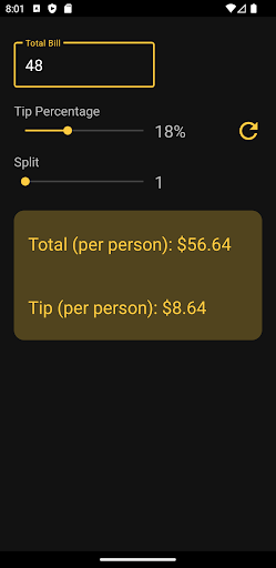 TipEasy - Tip Calculator Screen 3