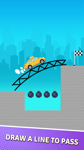 Android application Draw Bridge-Draw One Line screenshort