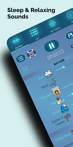 Android application Poncig Pro:Sleep relax sounds screenshort