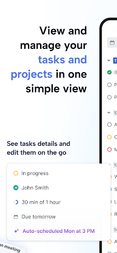 Motion: Tasks & AI Scheduling Screen 3